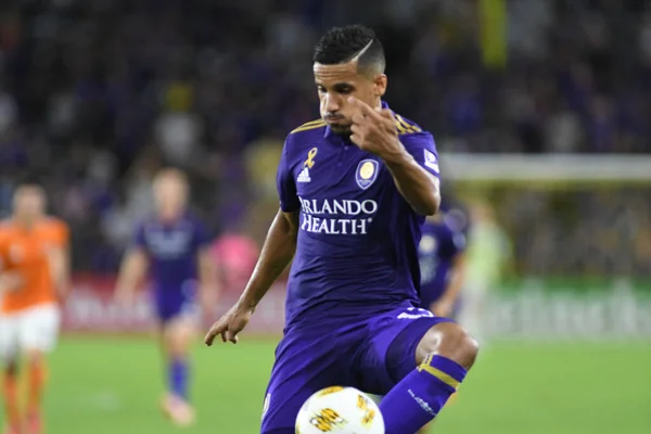 Orlando City Hospeda Houston Dynamo Exploria Stadium Orlando Florida Setembro — Fotografia de Stock