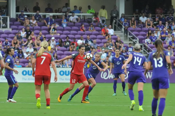 Orlando Pride Host Portland Thorns Orlando City Stadium Orlando Florida — Stock Photo, Image