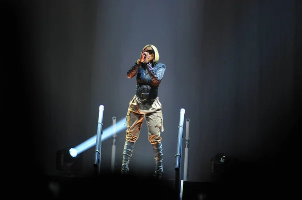 Zangers Mary Blige Tamar Braxton Treden Cfe Arena Orlando Florida — Stockfoto