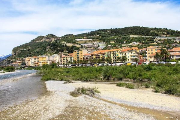 16 Mayıs 2014 'te Güzel Ventimiglia Şehri. 