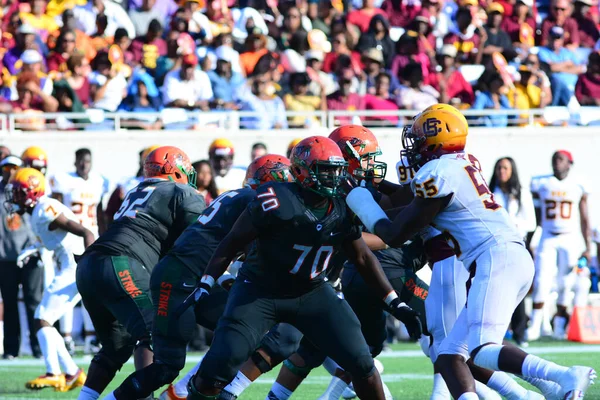 Florida Rattlers Enfrentar Bethune Cookman Wildcats Durante Clássicos Flórida Estádio — Fotografia de Stock