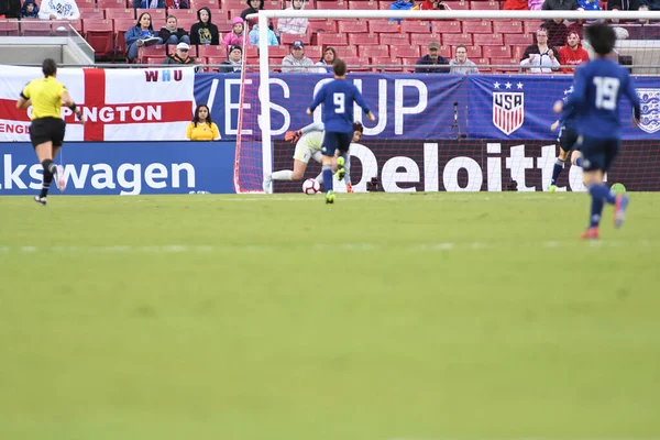 Japão Inglaterra Estádio Raymond James Tampa Florida Março 2019 — Fotografia de Stock