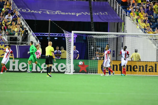 Orlando City Gastheer Van San Jose Aardbevingen Camping World Stadium — Stockfoto