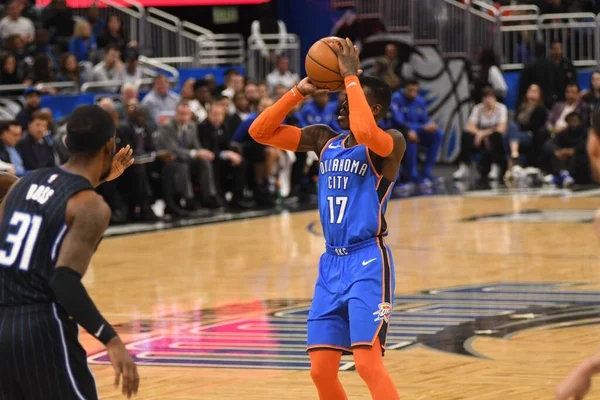 Orlando Magic Organizuje Oklahomacity Thunder Amway Center Orlando Florydzie Stycznia — Zdjęcie stockowe