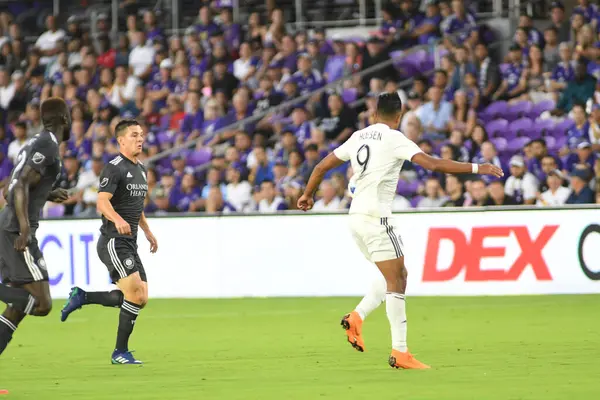Orlando City 21 Nisan 2018 'de Orlando Florida' daki Exploria Stadyumu 'nda San Jose depremlerine ev sahipliği yaptı..  