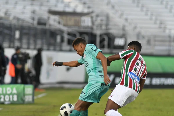 Fluminense, Florida Kupası 'nda 15 Ocak 2018' de Orlando Florida 'da oynanan Spektrum Stadyumu' nda Barcelona SC 'ye karşı..