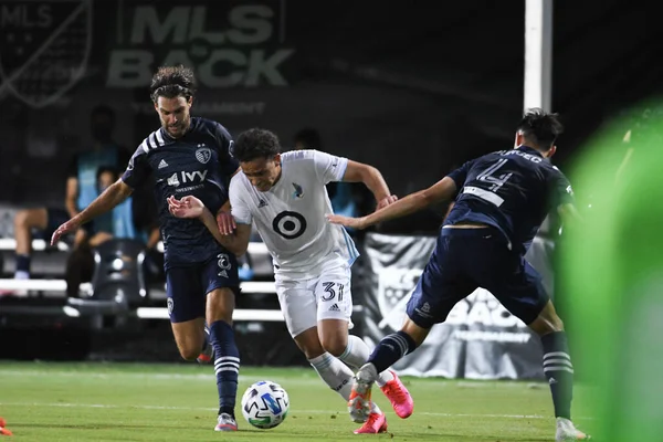 MLS sırasındaki Minnesota United ile karşılaşan Kansas City, 12 Temmuz 2020 tarihinde Orlando Florida 'daki ESPN Vahşi Spor Dünyası' nda düzenlenen turnuvaya geri döndü..  