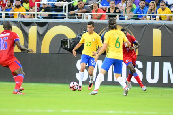 Brasilien Trifft Bei Der Copa America Centenario Orlando Florida Juni — Stockfoto