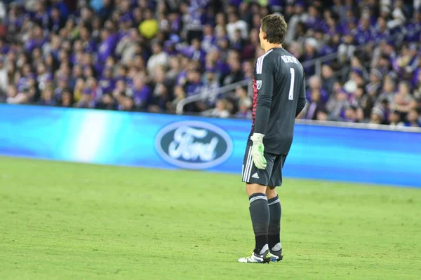 Orlando City SC, 10 Mart 2018 'de Orlando City Stadyumu' nda Minnesota United FC 'ye ev sahipliği yaptı..  