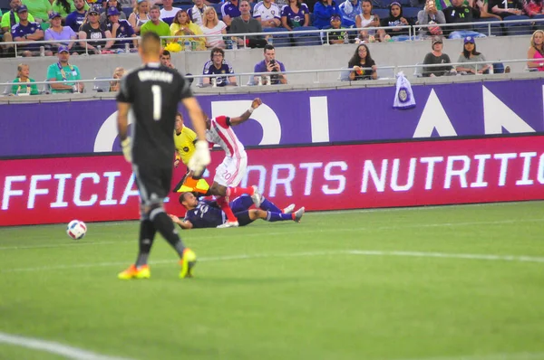 Orlando City Gastheer Van San Jose Aardbevingen Camping World Stadium — Stockfoto