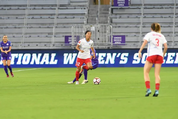 Orland Pride, 25 Ağustos 2018 'de Orlando Florida' daki Exploria Stadyumu 'nda Chicago Red Stars' a ev sahipliği yapıyor..  
