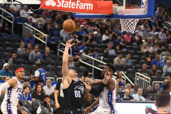 Orlando Magic Host Philadelphia 76Ers Amway Arena Orlando Florida Maandag — Stockfoto