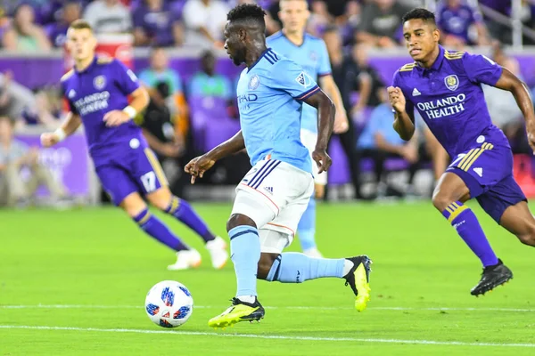 Orlando City 26 Temmuz 2018 'de Florida Exploria Stadyumu' nda NYC FC 'ye ev sahipliği yaptı. Fotoğraf: Marty Jean-Louis