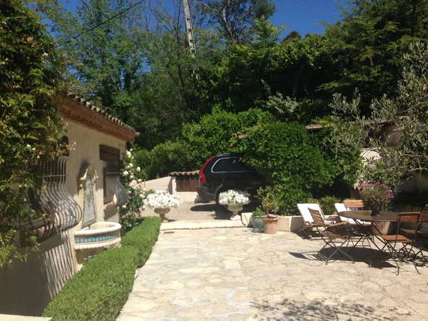 Gyönyörű Medence Ház Cote Azur Franciaországban Május 2014 — Stock Fotó