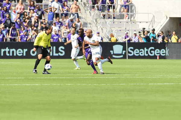 Orlando City Organiseert Het Portland Timbers Het Exploria Stadium Orlando — Stockfoto