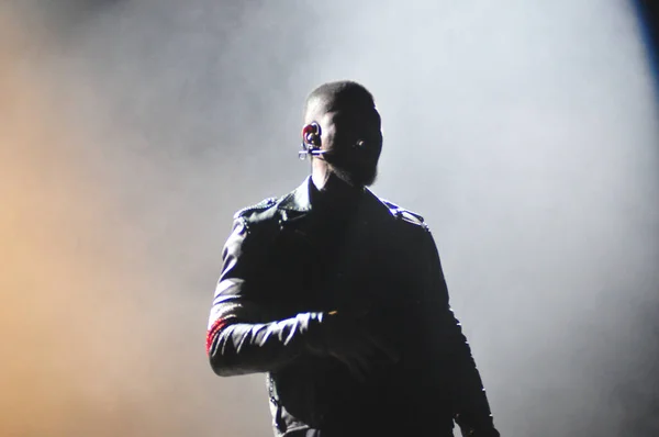 Singer Usher Performs Amway Center Orlando Florida December 2015 — Stock Photo, Image