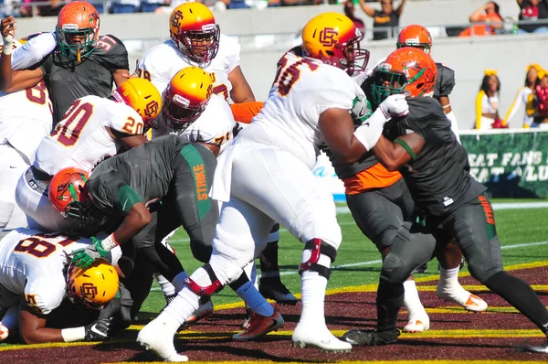 Florida Rattlers Face Bethune Cookman Wildcats Durig Florida Classics Camping — стокове фото