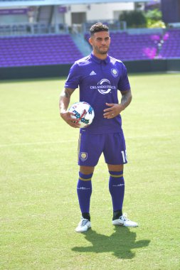 Orlando City SC, Dom Dwyer 'ı tanıtmak için bir basın toplantısı düzenledi..  