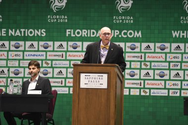 Basın Konferansı futbolcularının görüntüsü