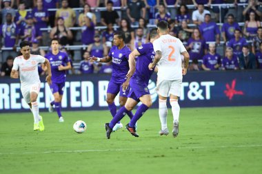 Orlando City SC, 6 Ağustos Salı günü Orlando Florida 'daki Exploria Stadyumu' nda oynanan ABD Kupası sırasında Atlanta United FC 'ye ev sahipliği yaptı..