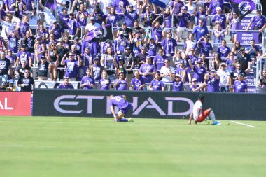 Orlando City SC, 9 Nisan 2019 'da Orlando, Florida' daki Citrus Bowl 'da New York Red Bulls' a ev sahipliği yapıyor..  