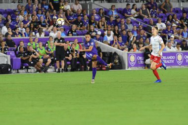 Orland Pride, 25 Ağustos 2018 'de Orlando Florida' daki Exploria Stadyumu 'nda Chicago Red Stars' a ev sahipliği yapıyor..  