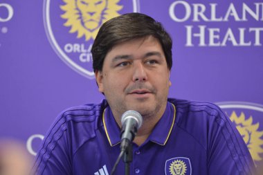 Orlando City SC, Dom Dwyer 'ı tanıtmak için bir basın toplantısı düzenledi..  