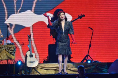 Juanes 'in Orlando Florida' daki Amway Center 'daki konserinde. 20, 2018. Fotoğraf: Marty Jean-Louis