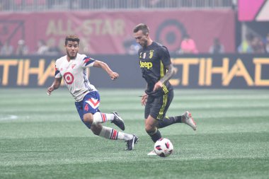 1 Ağustos 2018 tarihinde Atlanta 'daki Mercedez Benz Stadyumu' nda tüm yıldızlar Juventus 'a karşı..  