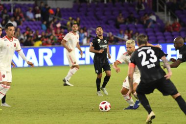 Flamengo Eintracht Frankfurt 'a karşı 12 Ocak 2019 Cumartesi günü Orlando City Stadyumu' nda.  