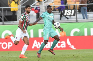 Fluminense, Florida Kupası 'nda 15 Ocak 2018' de Orlando Florida 'da oynanan Spektrum Stadyumu' nda Barcelona SC 'ye karşı..