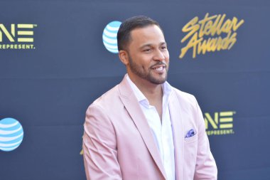 24 Mart 2018 Cumartesi günü Las Vegas 'taki Orleans Resort' ta düzenlenen 33. Yıldız Ödülleri Kırmızı Halı sırasında ünlüler.