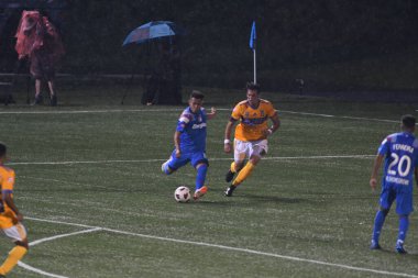 Atlanta United sunucusu Tigres & MLS Homegrown takımları 31 Temmuz 2018 'de Atlanta, Georgia' da düzenlenen MLS All Star haftasında.