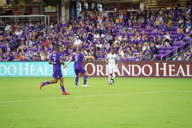 Orlando City SC, 19 Haziran 2019 Çarşamba günü Orlando 'daki Exploria Stadyumu' nda düzenlenen ABD Açık Kupası sırasında New England Devrimi 'ne ev sahipliği yaptı. 