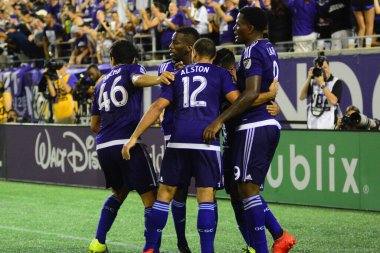 Orlando City, 24 Ağustos 2016 'da Orlando Florida' daki Kamp Dünyası Stadyumunda Toronto FC 'ye ev sahipliği yaptı..