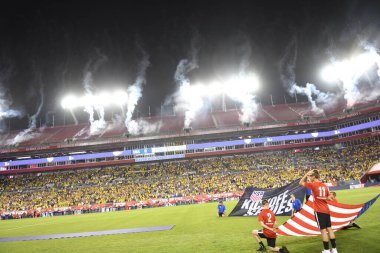 ABD Kolombiya 'ya karşı Raymond James Stadyumu' nda 11 Ekim 2018 'de. 