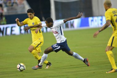 Paris Saint-Germain, Tottenham Hotspur 'a karşı 22 Temmuz 2017' de Orlando Florida 'daki Citrus Bowl' da.  