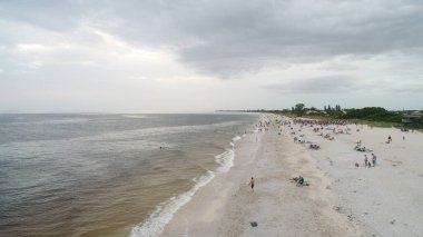 5 Ağustos 2017 'de Florida' nın güzel Clearwater şehrinin hava manzarası..  