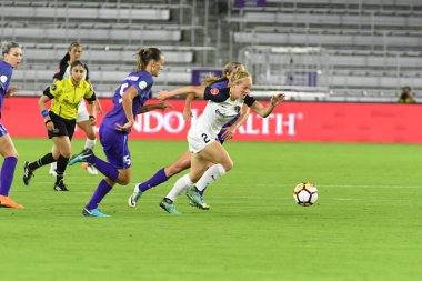Orlando Pride, 23 Mayıs 2018 'de Orlando Florida' daki Exploria Stadyumu 'nda Kuzey Carolina Cesareti' ne ev sahipliği yapmaktadır..  
