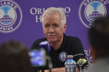 Orland Pride, 25 Ağustos 2018 'de Orlando Florida' daki Exploria Stadyumu 'nda Chicago Red Stars' a ev sahipliği yapıyor..  