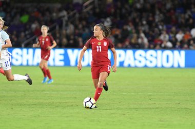 ABD, 7 Mart 2018 tarihinde Orlando City Stadyumu 'ndaki SheBelives Kupası' nda İngiltere ile karşı karşıya geldi.