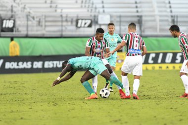 Fluminense, Florida Kupası 'nda 15 Ocak 2018' de Orlando Florida 'da oynanan Spektrum Stadyumu' nda Barcelona SC 'ye karşı..