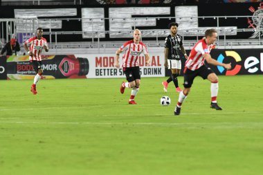 Korintliler, 10 Ocak 2018 'de Orlando City Stadyumu' nda düzenlenen Florida Kupası 'nda PSV Eindhoven' a karşı.