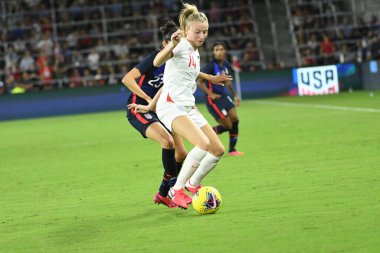 5 Mart 2020 'de Orlando Florida' daki Exploria Stadyumu 'nda düzenlenen 2020 SheBelieves Kupası' nda ABD - İngiltere Karşılaşması 