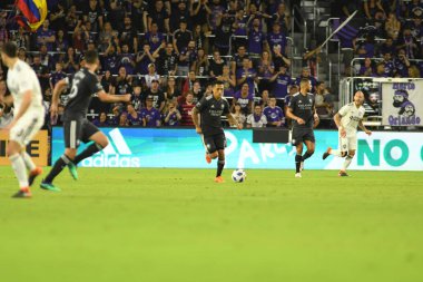 Orlando City 21 Nisan 2018 'de Orlando Florida' daki Exploria Stadyumu 'nda San Jose depremlerine ev sahipliği yaptı..  