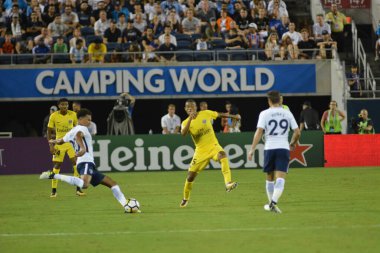 Paris Saint-Germain, Tottenham Hotspur 'a karşı 22 Temmuz 2017' de Orlando Florida 'daki Citrus Bowl' da.   