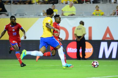 Brezilya, 8 Haziran 2016 tarihinde Orlando Florida 'daki Copa America Centenario' da Haiti ile karşılaştı..