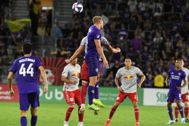 Orlando City 21 Temmuz 2019 tarihinde Florida, Orlando 'da Exploria Stadyumu' nda New York Red Bulls 'a ev sahipliği yaptı..