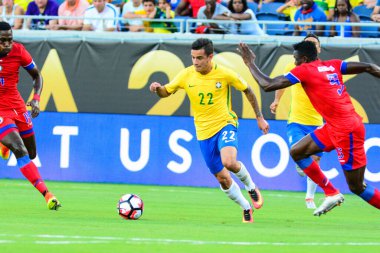 Brezilya, 8 Haziran 2016 tarihinde Orlando Florida 'daki Copa America Centenario' da Haiti ile karşılaştı.. 