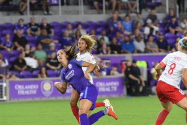 Orland Pride, 25 Ağustos 2018 'de Orlando Florida' daki Exploria Stadyumu 'nda Chicago Red Stars' a ev sahipliği yapıyor..  